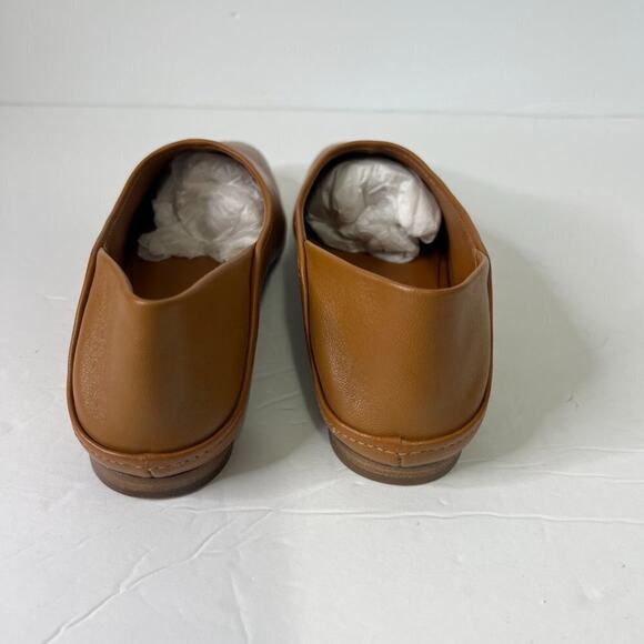 Vince  Branine Square Toe Slip On Leather Loafers 6.5 - Picture 8 of 10